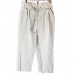 A New Day White Paperbag Waist Slacks